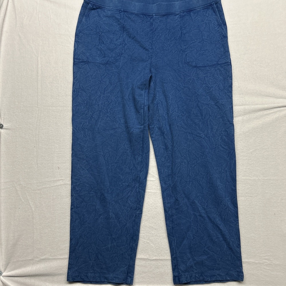 J.Jill Fit Garment Dyed Pants Women Size XL  NWT‎ Relaxed Wide Leg 40X30"